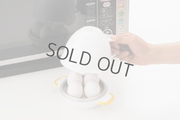 Photo3: boiled egg cooker Akebono easy microwave   (3)