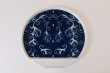 Photo16: Arita Porcelain dinnerware plate washi wamon indigo blue any type W22cm (16)