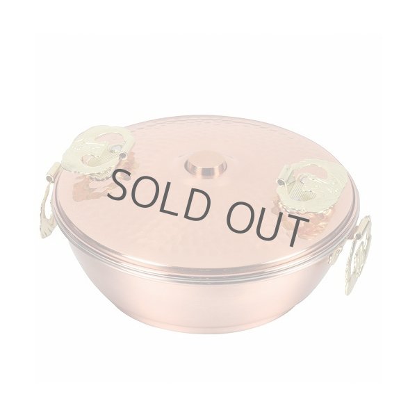 Photo3: Japanese Copper Nabe Hot Pot Shabushabu 17cm (3)