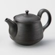Photo2:  Tokoname Japanese tea pot Hokuryu ceramic tea strainer sendan black 280ml (2)