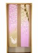 Photo3: Noren Japanese Curtain Doorway NM SD rabbit sakura cherry 85 x 150 cm (3)