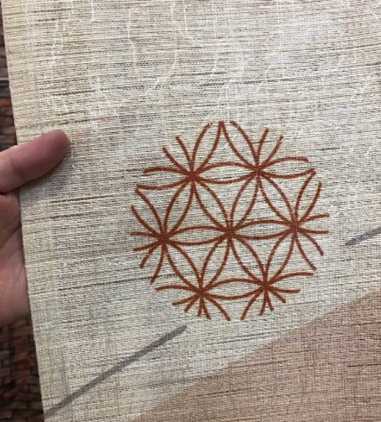 Photo2: Noren MS Japanese door curtain Marimo kemari 85 x 150cm (2)