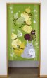 Photo3: Noren Japanese Curtain Doorway NM SD My Neighbor Totoro gourd 85 x 150 cm  (3)