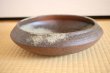 Photo6: Ikebana Suiban Vase Shigaraki Japanese pottery Round koto-yohen D 31cm (6)