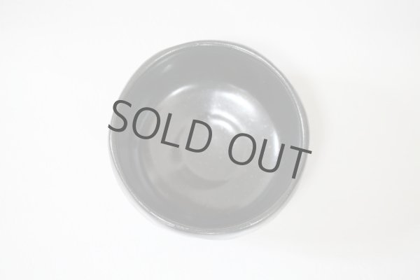 Photo5: Mino Japanese pottery tea ceremony matcha bowl black cracking glaze zen chawan (5)
