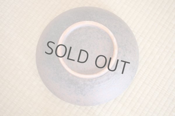 Photo5: Ikebana Suiban Vase Shigaraki Japanese pottery Round koto-yohen D 31cm (5)