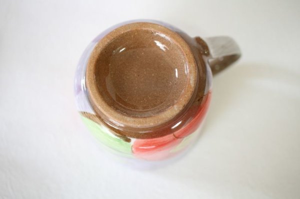 Photo9: Mino Japanese pottery mug tea coffee cup camellia with strainer and lids set of 2 (9)