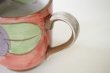 Photo5: Mino Japanese pottery mug tea coffee cup camellia with strainer and lids set of 2 (5)
