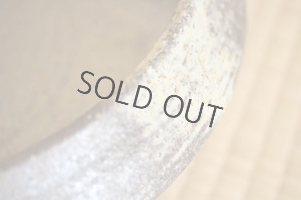 Photo3: Ikebana Suiban Vase Shigaraki Japanese pottery Round koto-yohen D 31cm (3)