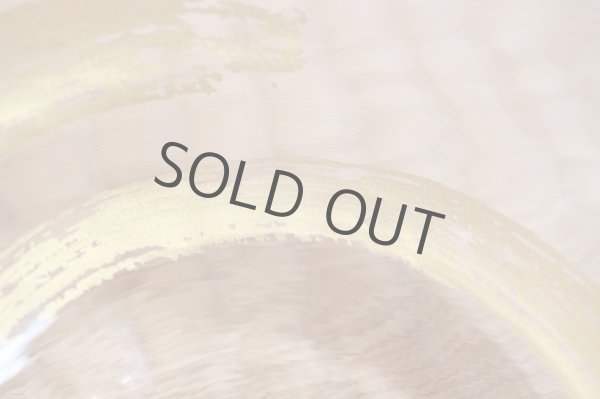 Photo7: glass Japanese tea ceremony matcha chawan bowl gold hakeme (7)