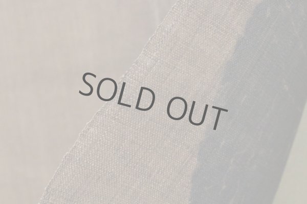 Photo3: Noren Mitsuru Japanese linen door curtain Kakishibu nawa rope 88 x 150cm (3)