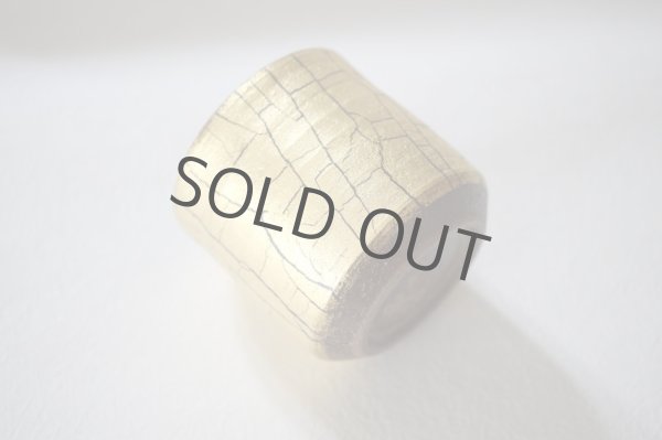 Photo3: Kutani Porcelain yunomi tea cup pottery tumbler kinpakusai 330ml (3)