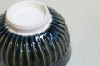Photo6: Kiyomizu Japanese pottery tea ceremony matcha bowl Minoru Ando carved mishima (6)