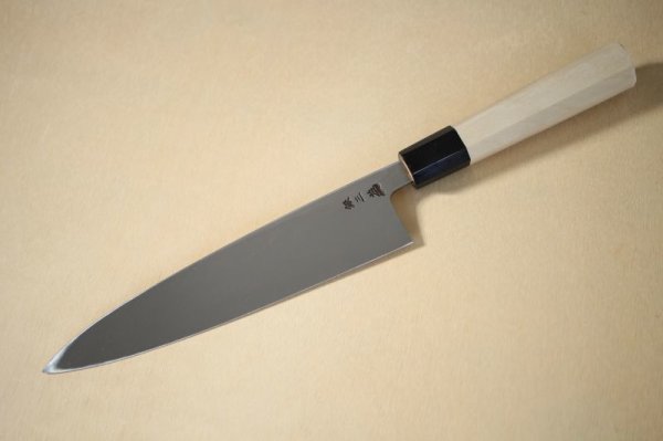 Photo7: SAKAI TAKAYUKI Chef Ginsan Japanese knife Silver-3 steel Mioroshi Deba knife (7)
