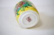 Photo2: Kutani Porcelain Soy Sauce Dispenser Bottle pot yellow yoshidaya bird (2)