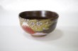 Photo6: Kutani matcha chawan Japanese tea ceremony bowl gold Mt.Fuji Sakura (6)