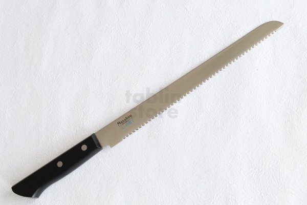 Photo8: Masahiro saku MDS stainless steel chef bread knife 240mm (8)