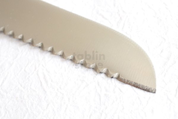 Photo2: Masahiro saku MDS stainless steel chef bread knife 240mm (2)