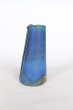 Photo3: Shigaraki Japanese pottery Vase small Turkeyblue H 15cm  (3)