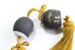 Photo4: Weight for Japanese hanging scroll FUCHIN stone Kutani porcelain gold sansui (4)