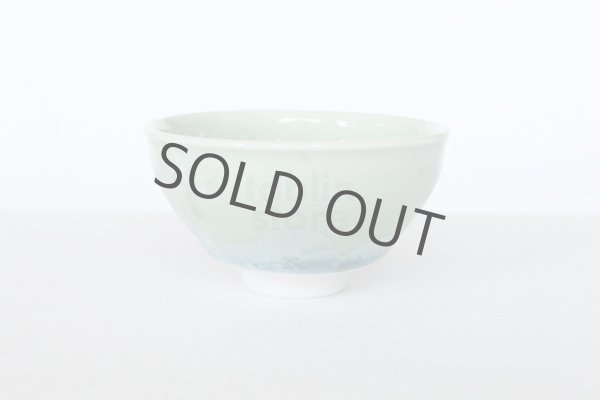 Photo5: Kiyomizu porcelain Japanese sake guinomi crystal-glaze green set of 2 (5)