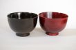 Photo11: Japanese Echizen Urushi lacquer soup bowl wan sakurazai D11.2cm set of 2 (11)