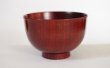 Photo9: Japanese Echizen Urushi lacquer soup bowl wan sakurazai D11.2cm set of 2 (9)