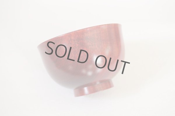 Photo6: Japanese Echizen Urushi lacquer soup bowl wan sakurazai D11.2cm set of 2 (6)