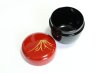 Photo7: Tea Caddy Japanese Natsume Echizen Urushi lacquer Matcha container Gold Mt. Fuji (7)