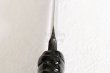Photo7: Shokei Funaki Kurouchi white 2 steel Lacquer wisteria string cord handle Tanto Fixed Blade Knife 95mm (7)