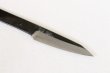 Photo10: Shokei blank blade Custom knife Making Kurouchi white 2 steel Tanto Fixed Blade Knife 78mm (10)
