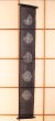 Photo5: Kyoto tapestry SB Japanese batik  lunar phase vittate indigo 19 x 120cm (5)
