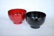 Photo6: Japanese Echizen Urushi lacquer soup bowl wan meotodonburi D13cm set of 2 (6)