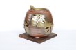 Photo10: Tokoname YT Japanese green tea aroma Incense Burner Sekiryu br dragonfly H11cm (10)