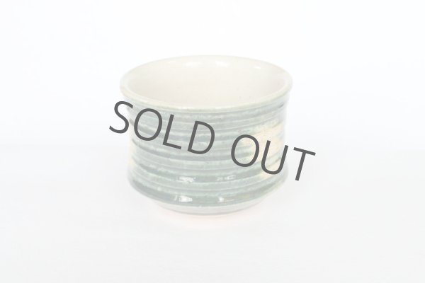 Photo11: Mino ware tea bowl Oribe Kezuri chawan Matcha Green Tea Japan (11)