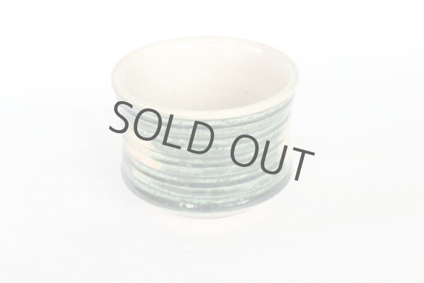 Photo10: Mino ware tea bowl Oribe Kezuri chawan Matcha Green Tea Japan (10)
