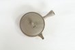 Photo8: Tokoname 2H Japanese tea pot Gyokko pottery tea strainer flat shape yakishime 170ml (8)