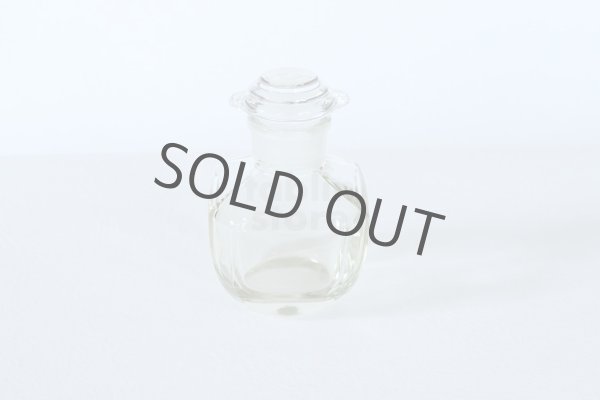 Photo2: Japanese Soy Sauce Dispenser Bottle Hirota glass square amber 50ml (2)