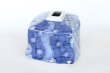 Photo7: Kutani porcelain flower vase single sometsuke shonzui blue H9.5cm (7)