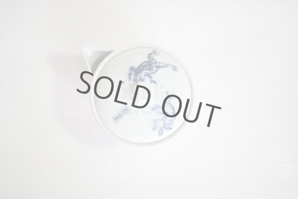 Photo6: Banko Japanese tea pot kyusu hohin ceramic tea strainer Chojyu Sumo 120ml (6)