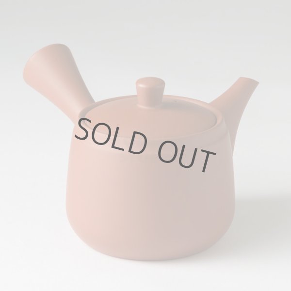 Photo13: Tokoname tea pot kyusu Jinsui Kiwami shudei red oke gata 400ml (13)