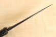 Photo8: Shokei Funaki hangetsu white 2 steel Lacquer wisteria string cord handle Tanto Fixed Blade Knife 85mm (8)