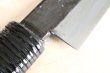 Photo8: Shokei Funaki white 2 steel Lacquer wisteria string cord handle Sashimi Sujihiki knife 180mm (8)