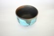 Photo2: Kutani matcha chawan Japanese tea ceremony bowl ippuku blue ginsai (2)