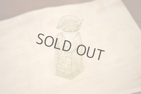 Photo3: Japanese Soy Sauce Dispenser Bottle Hirota glass kagome old color 130ml (3)