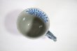 Photo6: Arita porcelain Japanese tea mug cup Karakusa blue 350ml (6)
