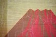 Photo5: Kyoto Noren MS Japanese door curtain Red Mt.Fuji gold 85 x 150cm (5)