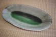 Photo5: Shigaraki pottery Japanese Serving plate harukusa washoku green 41cm (5)