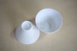 Photo6: Mino ceramics Sencha wan Japanese tea cup asagao  80ml set of 2 (6)