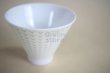 Photo5: Mino ceramics Sencha wan Japanese tea cup asagao  80ml set of 2 (5)
